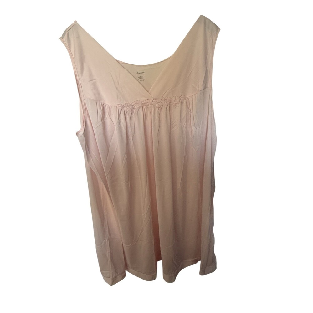 Exquisite Form Womens Plus Size 3x Nightgown Sleepwear Pink Champagne NWT